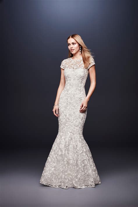 david's bridal mermaid wedding gowns|high neck mermaid wedding dress.